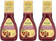 Ken's Steak House Chef's Reserve Raspberry Walnut, 9 Ounce (Pack of 3)