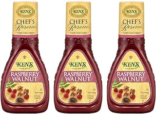 Ken's Steak House Chef's Reserve Raspberry Walnut, 9 Ounce (Pack of 3)