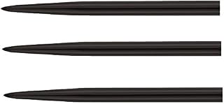Steel Black 53mm (2 1/16th) Steel TIP Dart Replacement Points - 2 Sets (6 Points)
