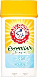 Arm & Hammer Essentials Deodorant with Natural Deodorizers Clean - 2.5 oz