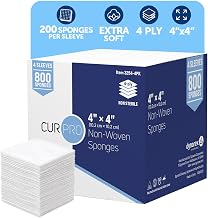 Dynarex 3254-4PK CurPro Non-Woven Sponges - 4" x 4" - Non-Sterile