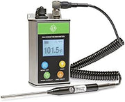 GLA M900 Veterinary Cattle Rectal Thermometer Smaller, Lighter. Fast, Accurate Temps in 8-15 Secs. Big, Back-Lit LCD. Rechargeable. Built for Dairies & Feedlots.