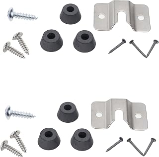 2x ECSEM Dart Board Hanging Kit, Dartboard Mounting Bracket, Wall Bracket for Hanging Dartboard