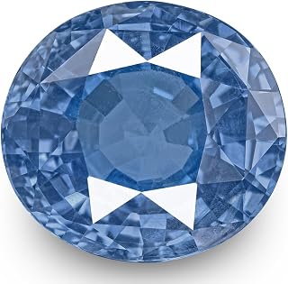 5.67-Carat Natural Sapphire - 100% Unheated & Untreated, Mined in Sri Lanka, Certified by GRS, Premium Loose Gemstone