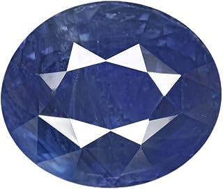 7.71-Carat Natural Sapphire - 100% Unheated & Untreated, Mined in Kashmir, Certified by IGI, Premium Loose Gemstone