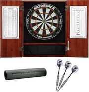 Viper Metropolitan Cinnamon Steel Tip Dartboard Cabinet, Viper Razorback Sisal Dartboard, Viper Underground Raven Steel Tip Darts 25 Grams