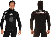 Mundial Equipe 7mm Open Cell Wetsuit Jacket with Hood and Speargun Loading Pad
