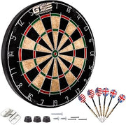 GSE Regulation Size Dartboard Game Set with Darts, Several Styles Available