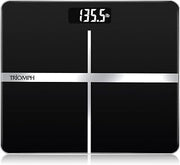 Triomph Precision Digital Body Weight Bathroom Scale with Backlit Display, Step-On Technology, 400 lbs Capacity and Accurate Weight Measurements, Black