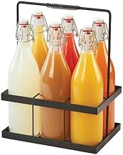 Cal Mil Black 6 Glass Pitcher Caddy, 11 x 7.5 x 14 inch - 1 each.