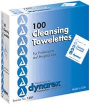 Dynarex Dyanrex Cleansing Towelettes, Box of 100