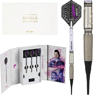 Unicorn World Champion Jelle Klaasen Soft Tip Darts - Natural Deluxe