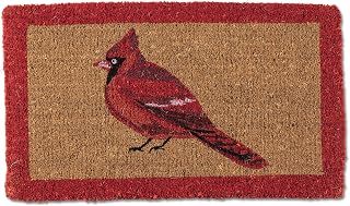 Abbott Collection Cardinal Doormat - Brown/Red