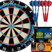 Unicorn Smartboard Bristle Dartboard - Bristle Board with Bluetooth LE Technology - 6 Steel-Tip Darts Included - 12 Players - Multiple Game Options - Online and Solo Play with Scorebuddy App