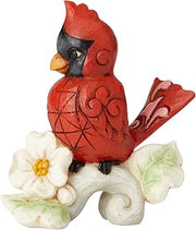Enesco Jim Shore Heartwood Creek Cardinal Miniature Figurine, 3.35 Inch, Multicolor