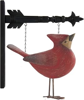 9 Inch Resin Cardinal w/Head Up Arrow Replacement