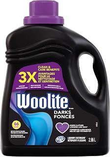 Woolite Darks, Laundry Detergent, Mega Value Pack, 2.96 L, With Colour Renew - Clothes Look New Longer 1 Count, 66 Loads