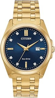 Men's Classic Peyton 3-Hand Eco-Drive Watch, Date, Sapphire Crystal, Diamond Markers