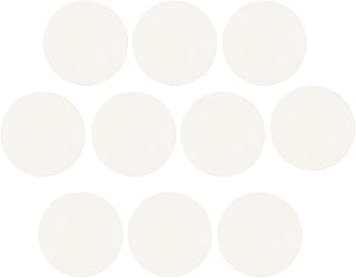 10pcs 1mm Thick Convex Round Magnifier Lens for Sapphire Watch Crystal Glass - Clear, 17mm (17mm)