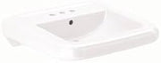3873065 Sloan SS-3065 21-1/2" Rectangular Vitreous China Wall Mounted Bathroom Sink with Overflow