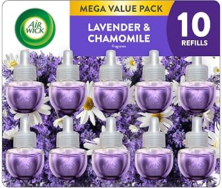 Air Wick Plug In Refills, Lavender & Chamomile, Essential Oils,10 count