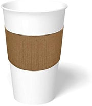 RSK-20-KRAFT Graphic Packaging Cup Buddy Hot CUP Plain Kraft Fits 10oz to 24oz Cups 12/100, 1200 per case
