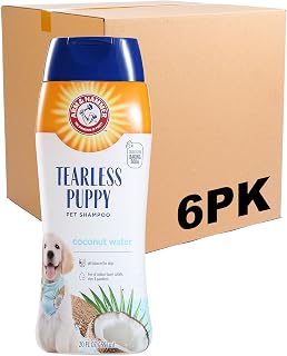 Arm & Hammer Tearless Puppy Shampoo, Coconut Water Scent, 20 Fl Oz, 6-Pack
