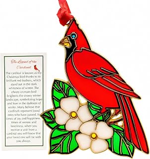 Cardinal Ornament Legend of the Cardinal Memorial Sympathy Keepsake 5 Inch