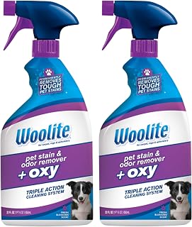 Woolite Pet Stain and Odor Remover Plus Oxy, 22oz (Pack of 2), 2834