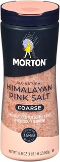 Morton Salt All-Natural Himalayan Pink Salt, Coarse, 17.6 Ounce