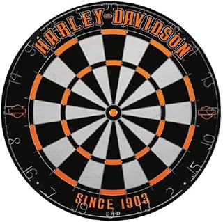 Harley-Davidson Legend Tournament Dartboard - Black & Orange, 18 in. 61985