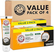 Arm & Hammer Essentials Fluoride-Free Toothpaste, Clean Mint, 4.3oz, 4-Pack