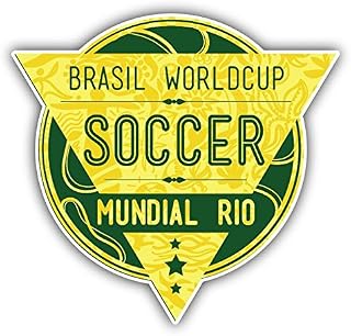 Brazil Soccer Mundial Rio Game Sticker Decal Design
