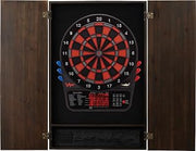 Viper Metropolitan Cinnamon Soft Tip Dartboard Cabinet and Viper 800 Electronic Dartboard