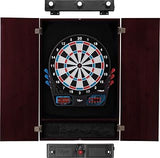 Viper 777 Electronic Dartboard, Metropolitan Mahogany Cabinet, Laser Throw Line Marker & Shadow Buster Dartboard Lights
