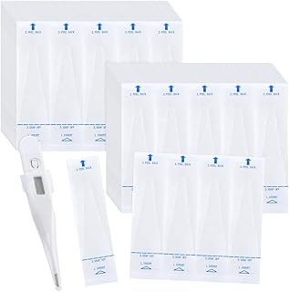 200pcs Disposable Probe Covers for Digital Thermometers Universal Thermometers Sleeves for Accurate Sanitary Oral Ear Underarm Recta Thermometer