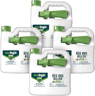 EcoLogic Bed Bug Killer Ready-To-Use Spray 64 Ounces, 4 Pack