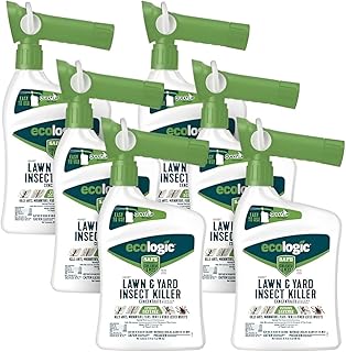 EcoLogic 32 Oz, Ready to Spray Lawn Insect Killer, 6 Count (Pack of 1)