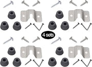 Dartboard Mounting Bracket Hardware Kit by RuenTech (4 Sets)