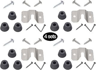 Dartboard Mounting Bracket Hardware Kit by RuenTech (4 Sets)