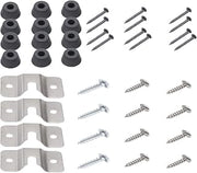 TenCloud 4 Sets Wall Steel Bracket and Screws Hardware Kit Replacement for Mounting Dartboard