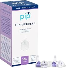 Pip Insulin Pen Needles 31G 5mm - 100 Count Universal Fit, Ultra-Fine