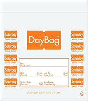 DayMark 112383 Clear/Orange Saturday 7 x 6.5 Portion Bag - 2000/PK"