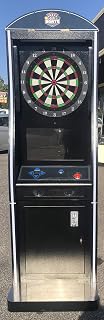 Heavy Duty Commercial Grade Coin Operated Take Aim Dart - Deluxe Version with LED Lighting with Option to Set on Free Play