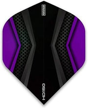 3 sets (9 flights) Pentathlon 150 PURPLE/BLACK Standard Dart Flights