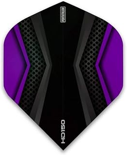 3 sets (9 flights) Pentathlon 150 PURPLE/BLACK Standard Dart Flights