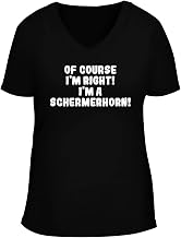 BH Cool Designs Of Course I'm Right! I'm A Schermerhorn! - Women's Soft & Comfortable Deep V-Neck T-Shirt