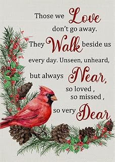 Furiaz Those We Love Don't Go Away Cardinal Red Bird Small Decorative