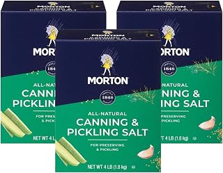 Morton Salt, Canning and Pickling Salt, 4 Ounce (Pack of 3), White