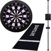 DARTSLIVE Home Dartboard + Pole Stand + Home Throw Line Mat Dart Set, Soft Dartboard Set, Darts Stand, Disaster Prevention Throw Mat, Home Darts Set